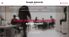 Desktop Screenshot of adwordscoach.nl