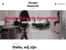 Tablet Screenshot of adwordscoach.nl